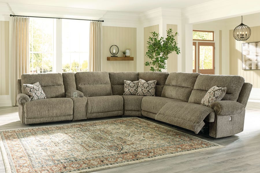 Ashley Living Room Power Reclining Sectional 85407-58-57-46-2-77-62