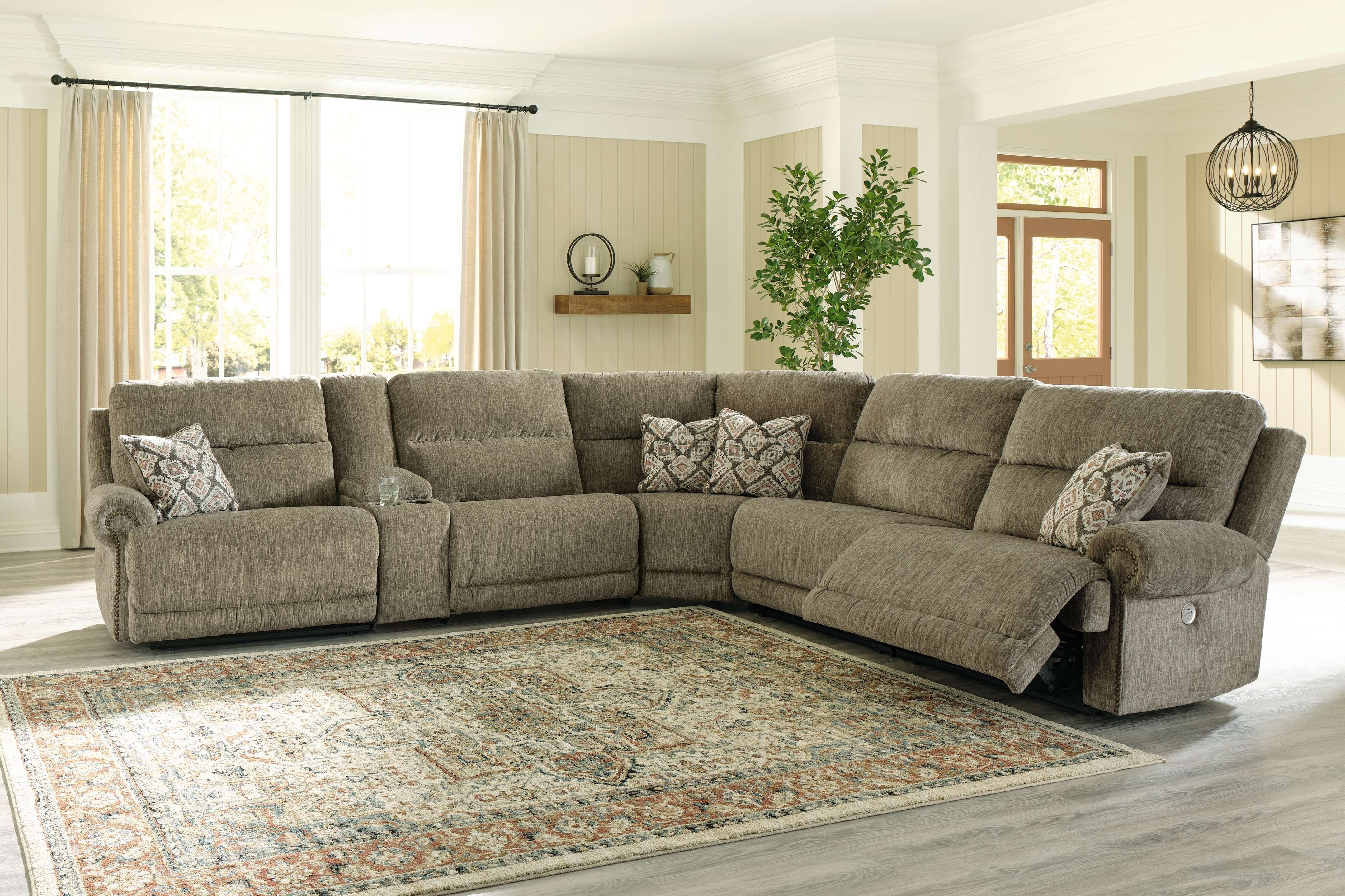 Ashley Living Room Power Reclining Sectional 85407-58-57-46-2-77-62