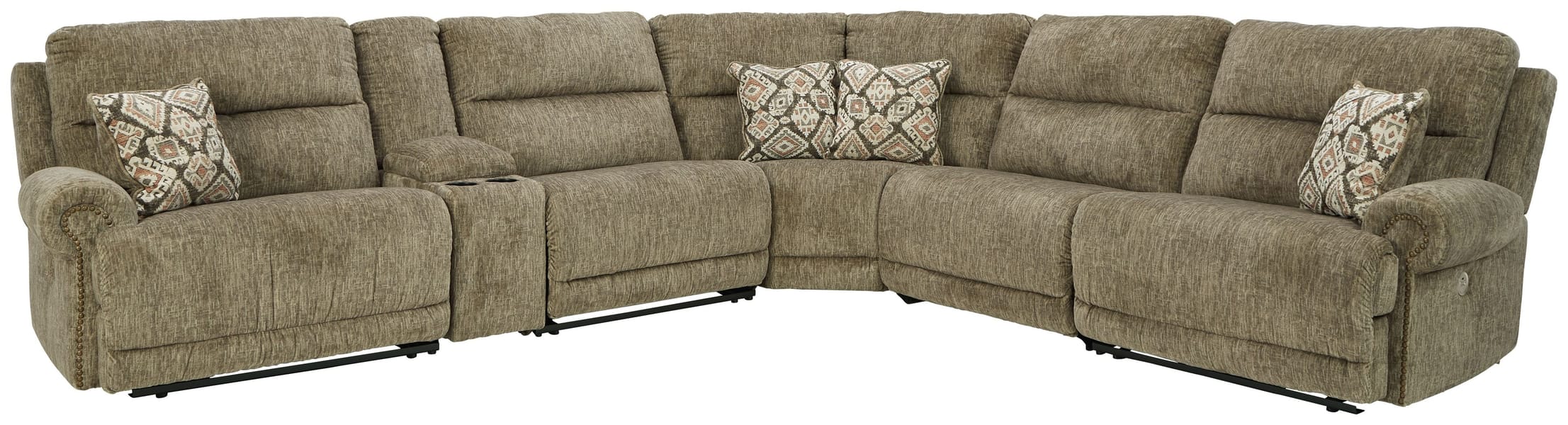 Ashley Living Room Power Reclining Sectional 85407-58-57-46-2-77-62