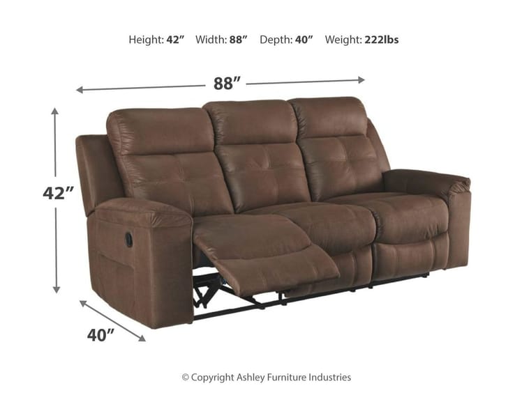 Ashley Living Room 3 Piece Reclining Living Room Set 86704-88-94-25