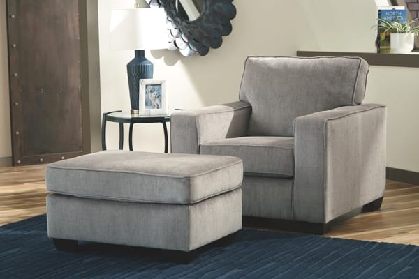Ashley Living Room Chair with Ottoman 87214-20-14
