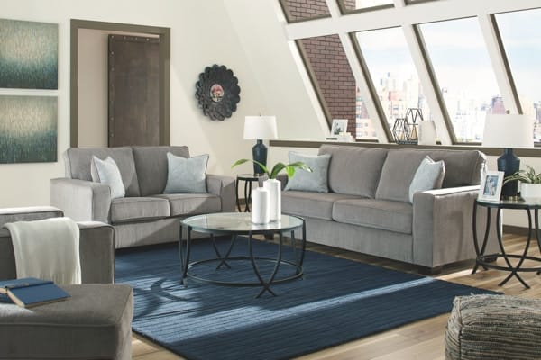 Ashley Living Room Chair with Ottoman 87214-20-14
