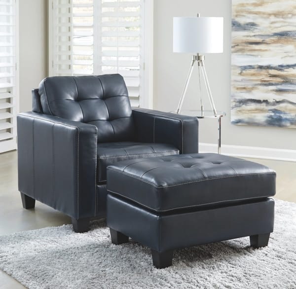 Ashley Living Room Chair with Ottoman 87503-20-14