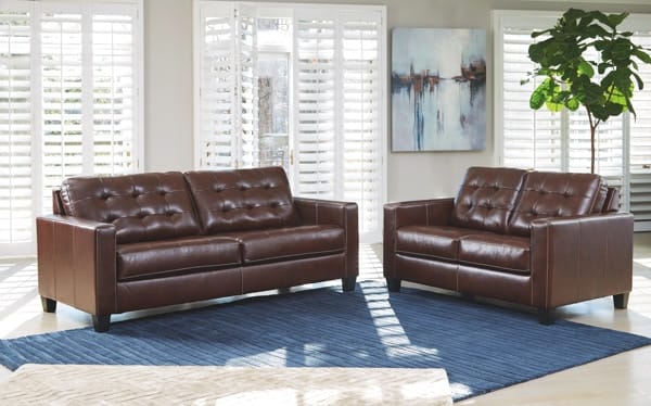Ashley Living Room 2 Piece Reclining Living Room Set 87504-38-35