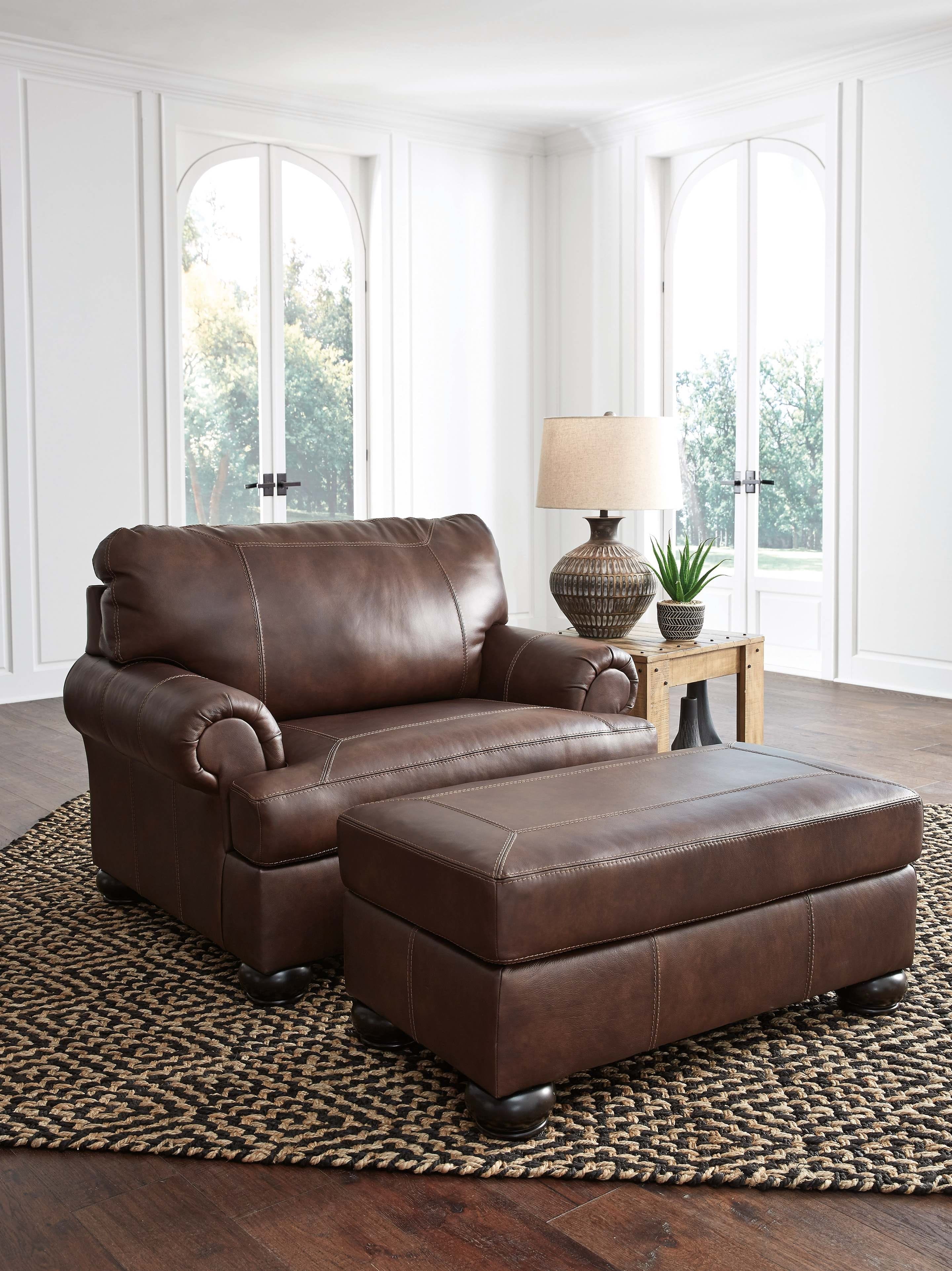 Ashley Living Room Chair and a Half with Ottoman 87901-23-14