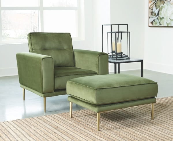 Ashley Living Room Chair with Ottoman 89006-20-14
