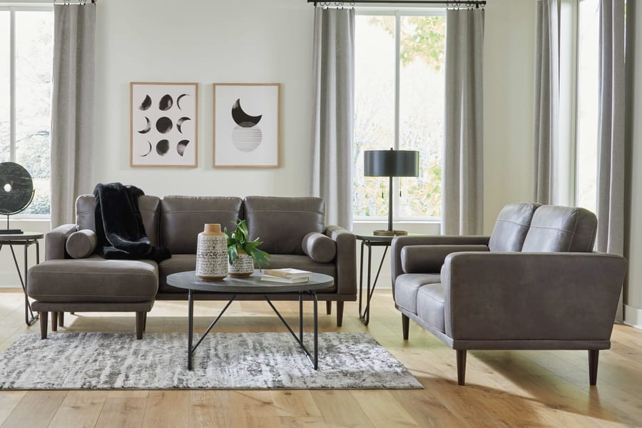 Ashley Living Room Sofa Chaise and Loveseat 89402-18-35
