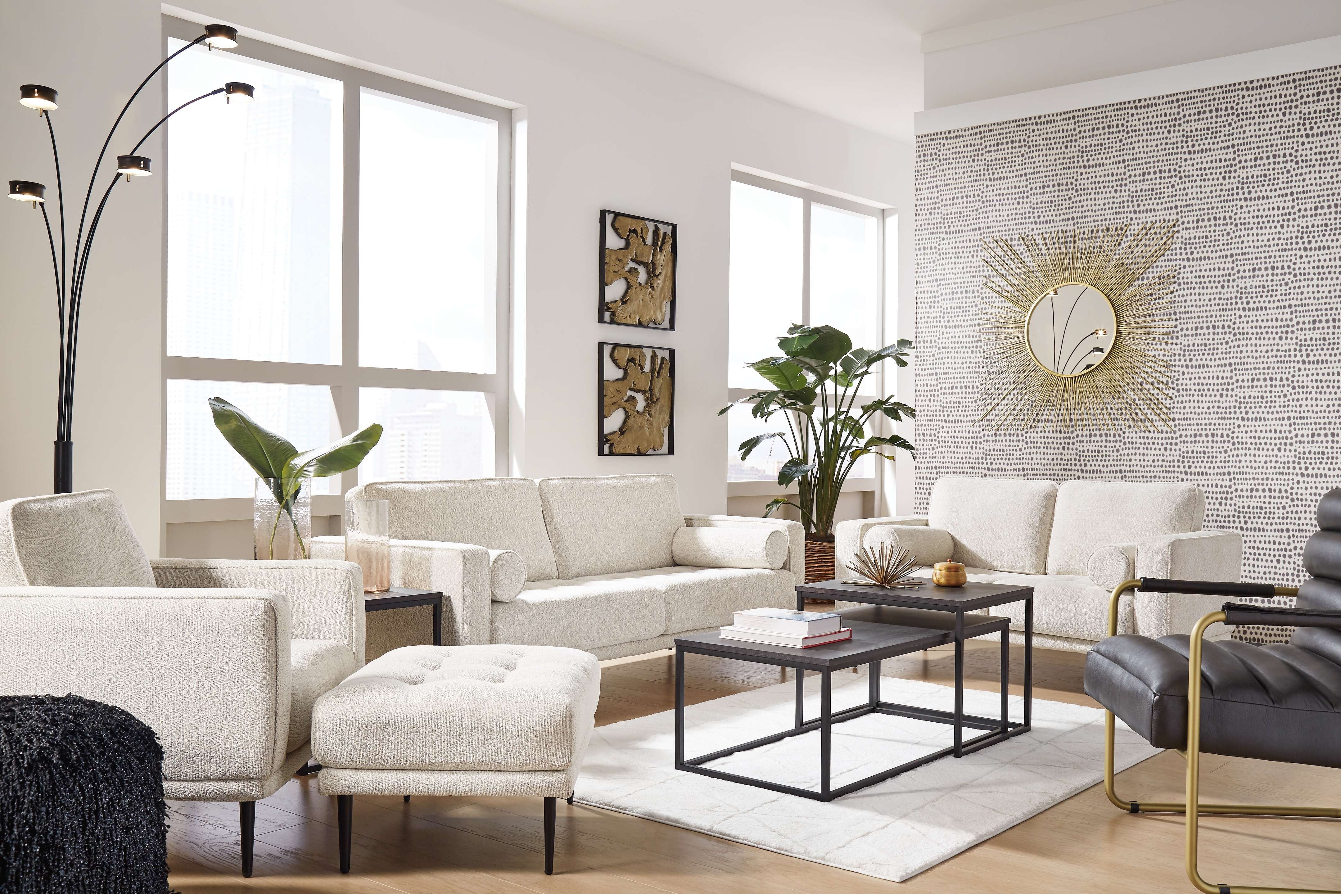 Ashley Living Room 4 Piece Living Room Set 90804-38-35-20-14