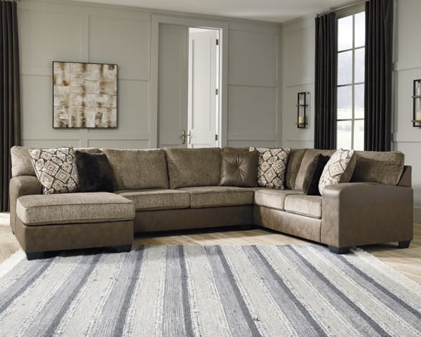 Ashley Living Room Sectional with Chaise 91302-16-34-67