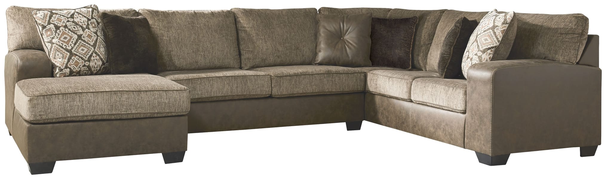 Ashley Living Room Sectional with Chaise 91302-16-34-67