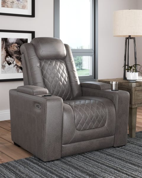 Ashley Living Room Power Recliner with Adjustable Headrest 9300313