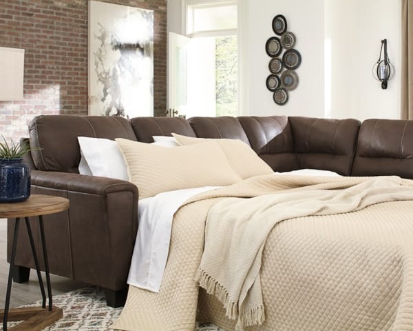 Ashley Living Room Sleeper Sectional with Chaise 94003-69-17