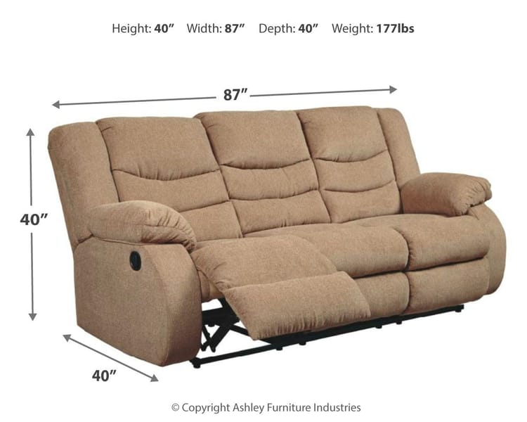 Ashley Living Room Reclining Sofa 9860488
