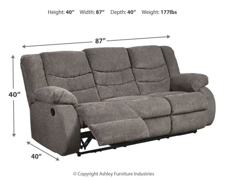 Ashley Living Room Reclining Sofa 9860688
