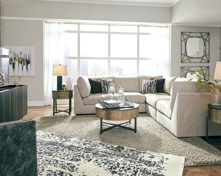 Ashley Living Room Sectional 98707-77-46-77-46-77