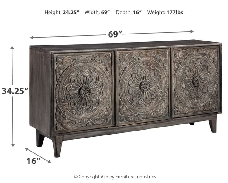 Ashley Living Room Accent Cabinet A4000028