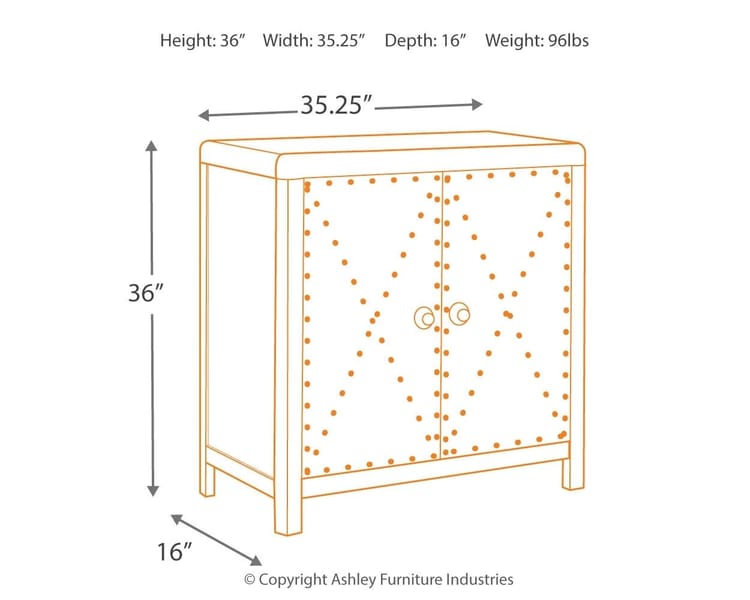 Ashley Living Room Accent Cabinet A4000033