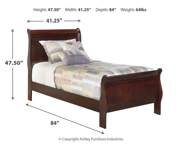 Ashley Bedroom 5 Piece Twin Sleigh Bed Set B376-31-36-46-53-83
