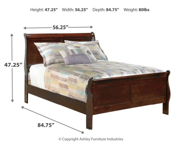 Ashley Bedroom 6 Piece Full Sleigh Bed Set B376-31-36-46-55-86-92