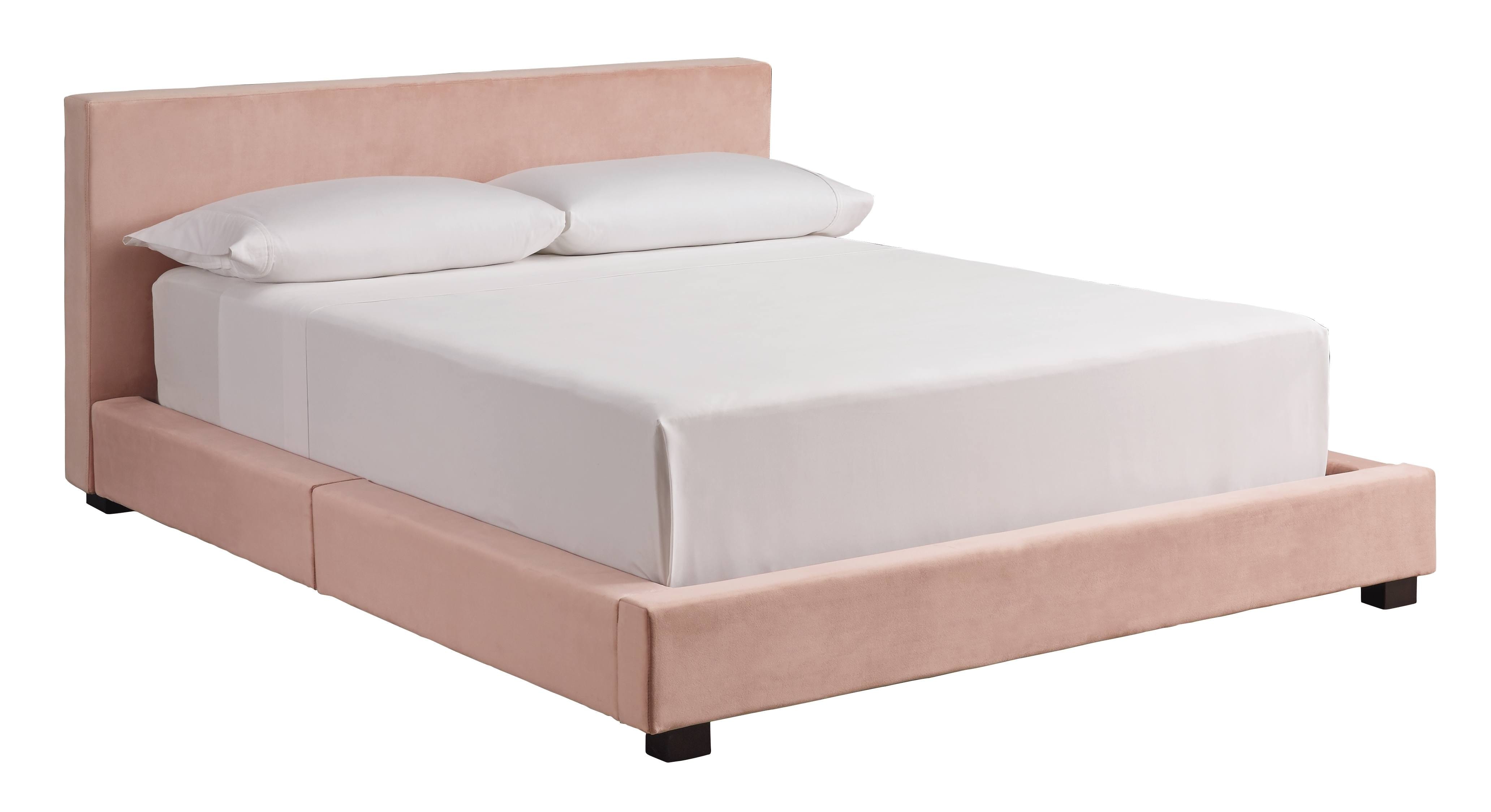Ashley Bedroom Full Upholstered Bed with Roll Slats B050-172