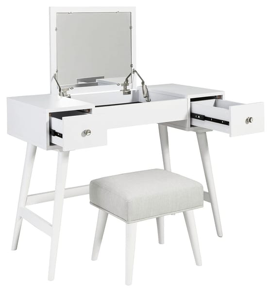 Ashley Bedroom Vanity with Upholstered Stool B060-122