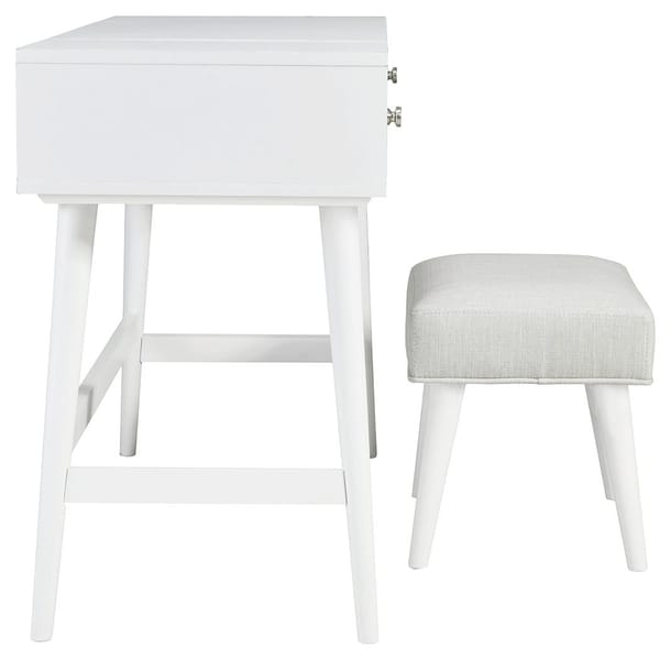 Ashley Bedroom Vanity with Upholstered Stool B060-122