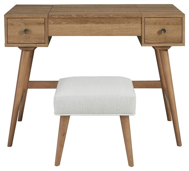 Ashley Bedroom Vanity with Upholstered Stool B060-22