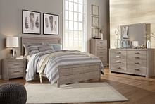 Ashley Bedroom 7 Piece King Panel Bedroom Set B070-31-36-46-72-97-92-2
