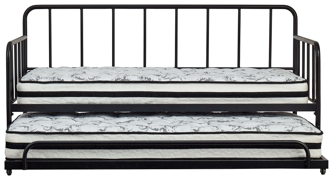 Ashley Bedroom Twin Metal Day Bed with Trundle B076-180-160