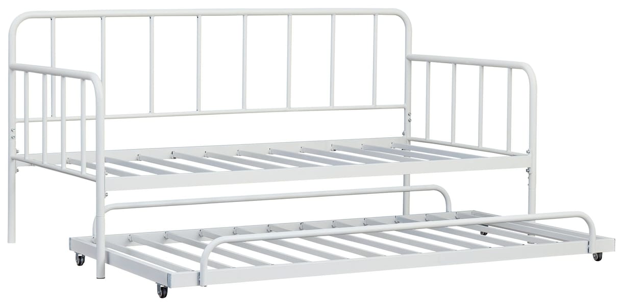 Ashley Bedroom Twin Metal Day Bed with Trundle B076-280-260