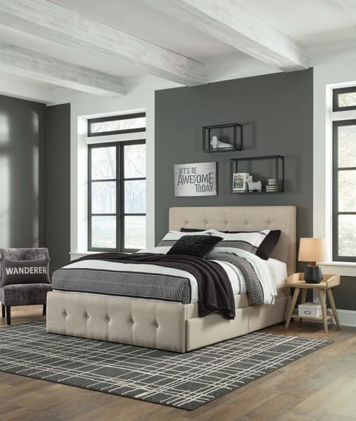 Ashley Bedroom Full Upholstered Storage Bed B092-87-50