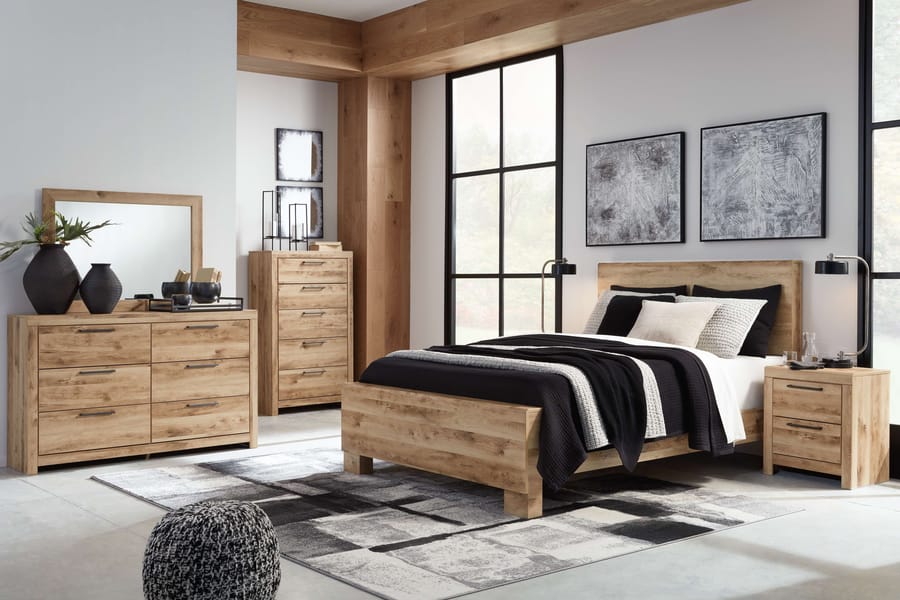 Ashley Bedroom 5 Piece King Panel Bed Set B1050-31-36-58-56-97