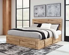 Ashley Bedroom King Panel Bed with 4 Storage Drawers B1050-58-56S-95-60-B100-14