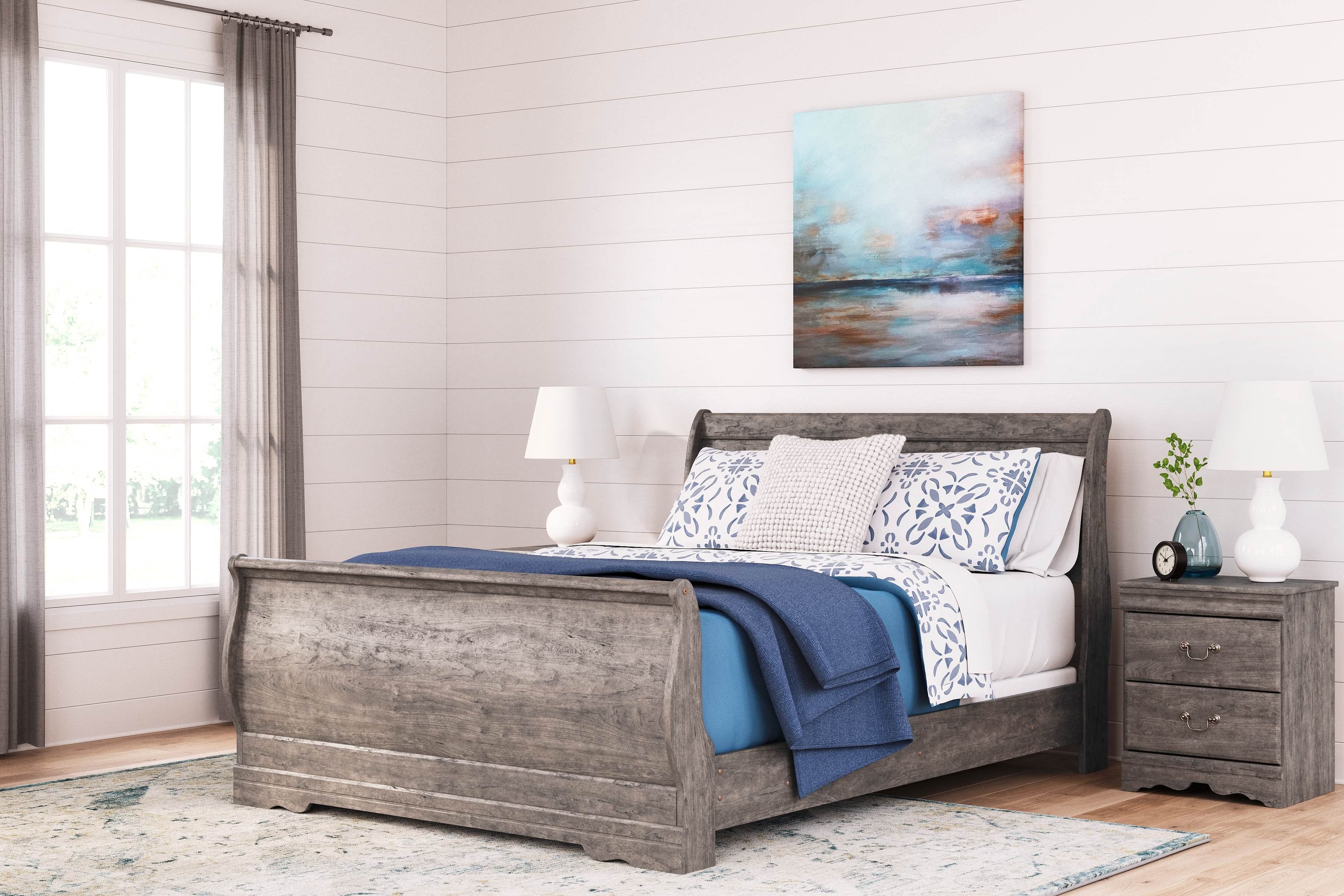 Bayzor 7 Piece Bedroom Package - Gray Bayzor 7 Piece Bedroom Package - Gray