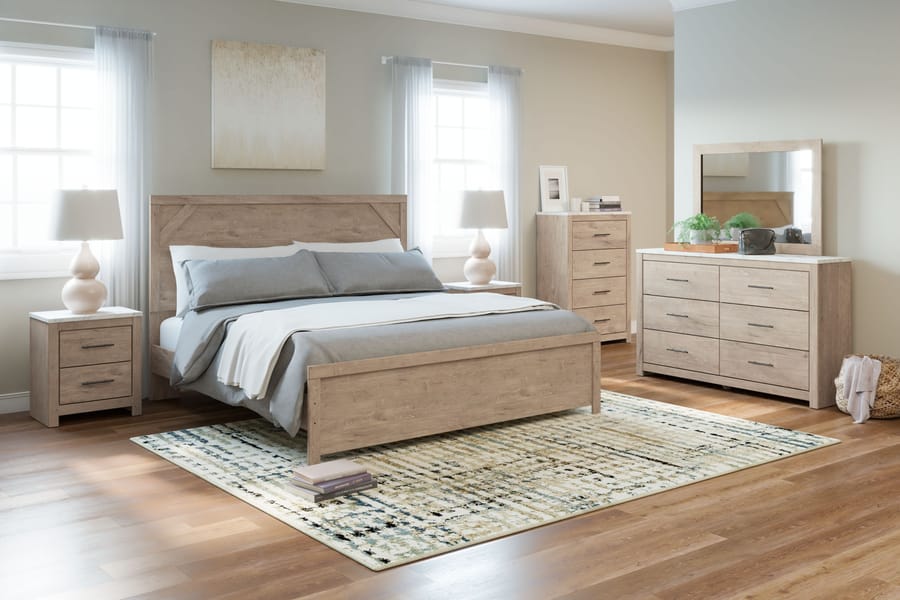 Ashley Bedroom 7 Piece Queen Panel Bedroom Set B1191-31-36-44-71-96-92-2