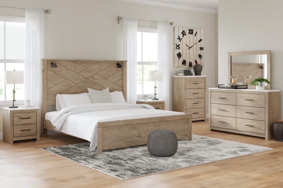 Ashley Bedroom King Panel Bed B1191-58-56-99
