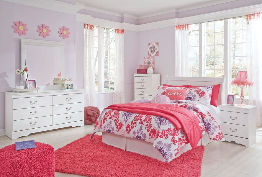 Ashley Bedroom Full Sleigh Headboard B129-87-B100-21