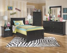 Ashley Bedroom 6 Piece Twin Panel Bedroom Set B138-31-36-46-53-52-83