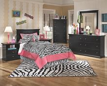 Ashley Bedroom 6 Piece Twin Panel Bedroom Set B138-31-36-46-53-91-2