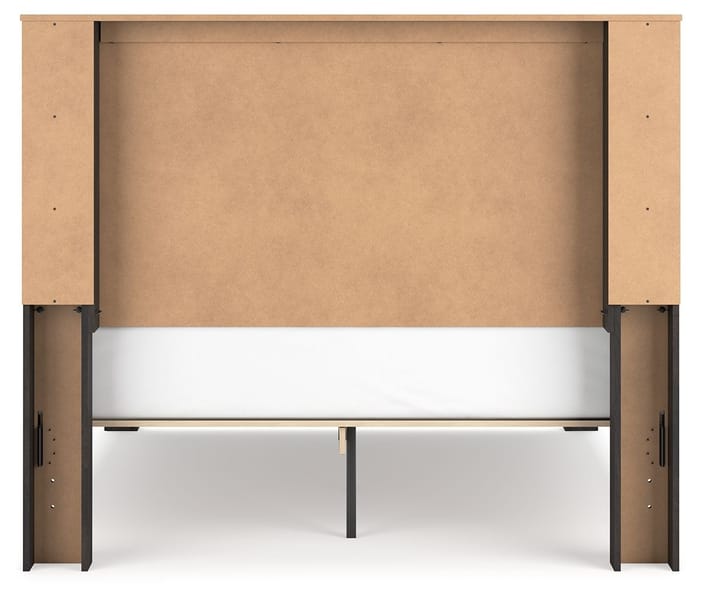 Toretto Queen Panel Bookcase Bed