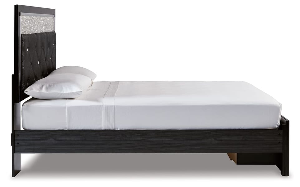 Ashley Bedroom Queen Upholstered Glitter Panel Storage Bed B1420-157-54S-96