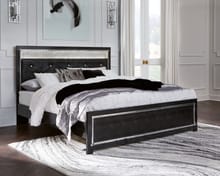 Ashley Bedroom King Upholstered Glitter Panel Bed B1420-158-56-97