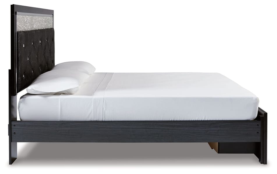 Ashley Bedroom King Upholstered Glitter Panel Storage Bed B1420-158-56S-97