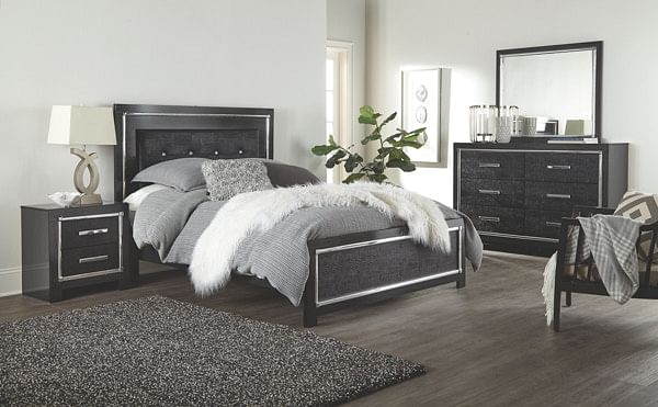 Ashley Bedroom 8 Piece Queen Upholstered Panel Bedroom Set B1420-31-36-57-54-95-B100-13-92-2