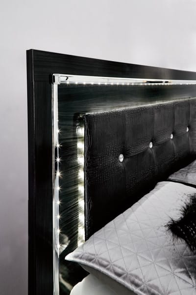 Ashley Bedroom King Upholstered Panel Bed with 2 Storage Drawers, Roll Slats B1420-58-56S-95-B100-14