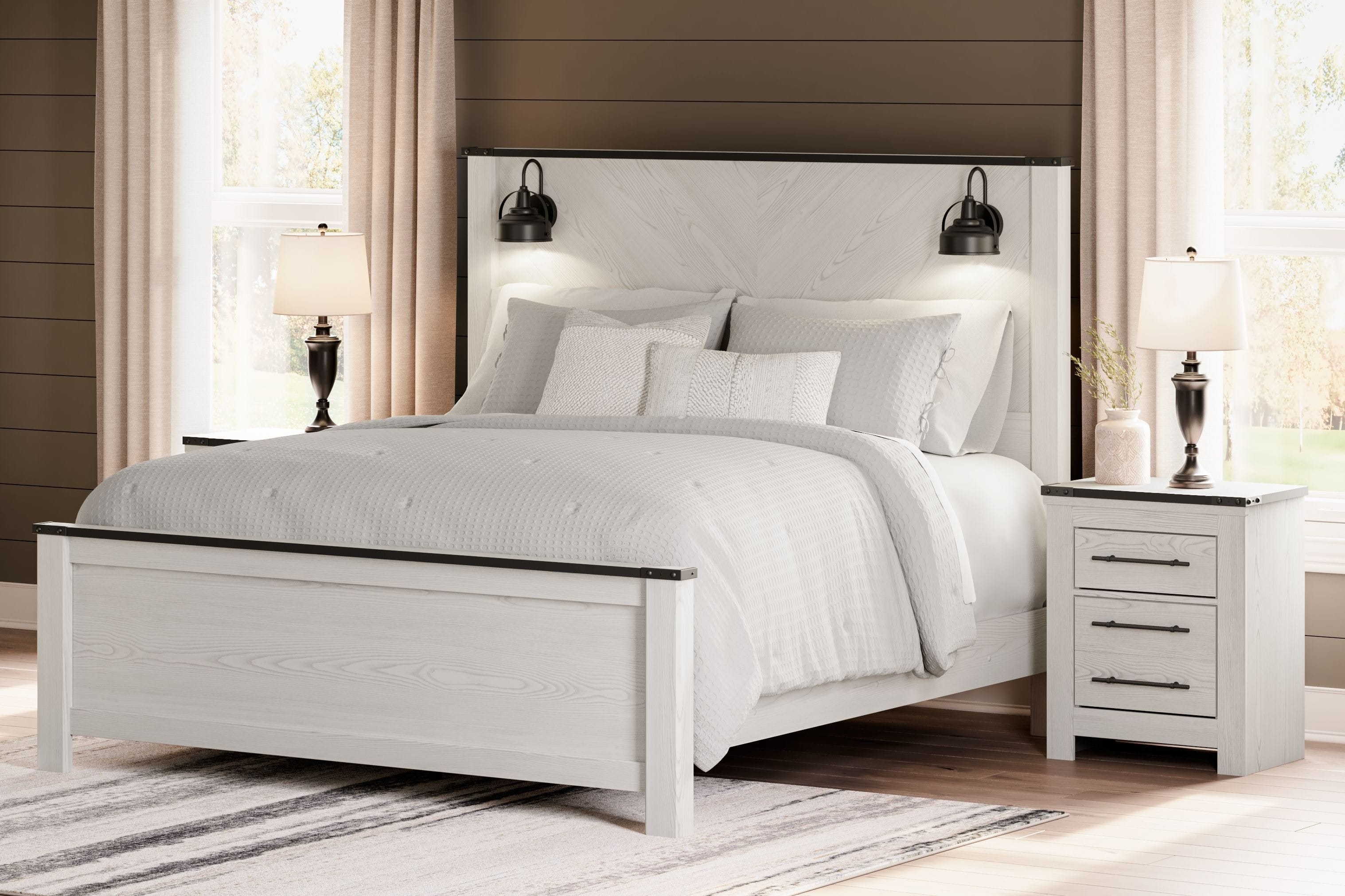 Ashley Bedroom King Panel Bed B1446-158-156-197