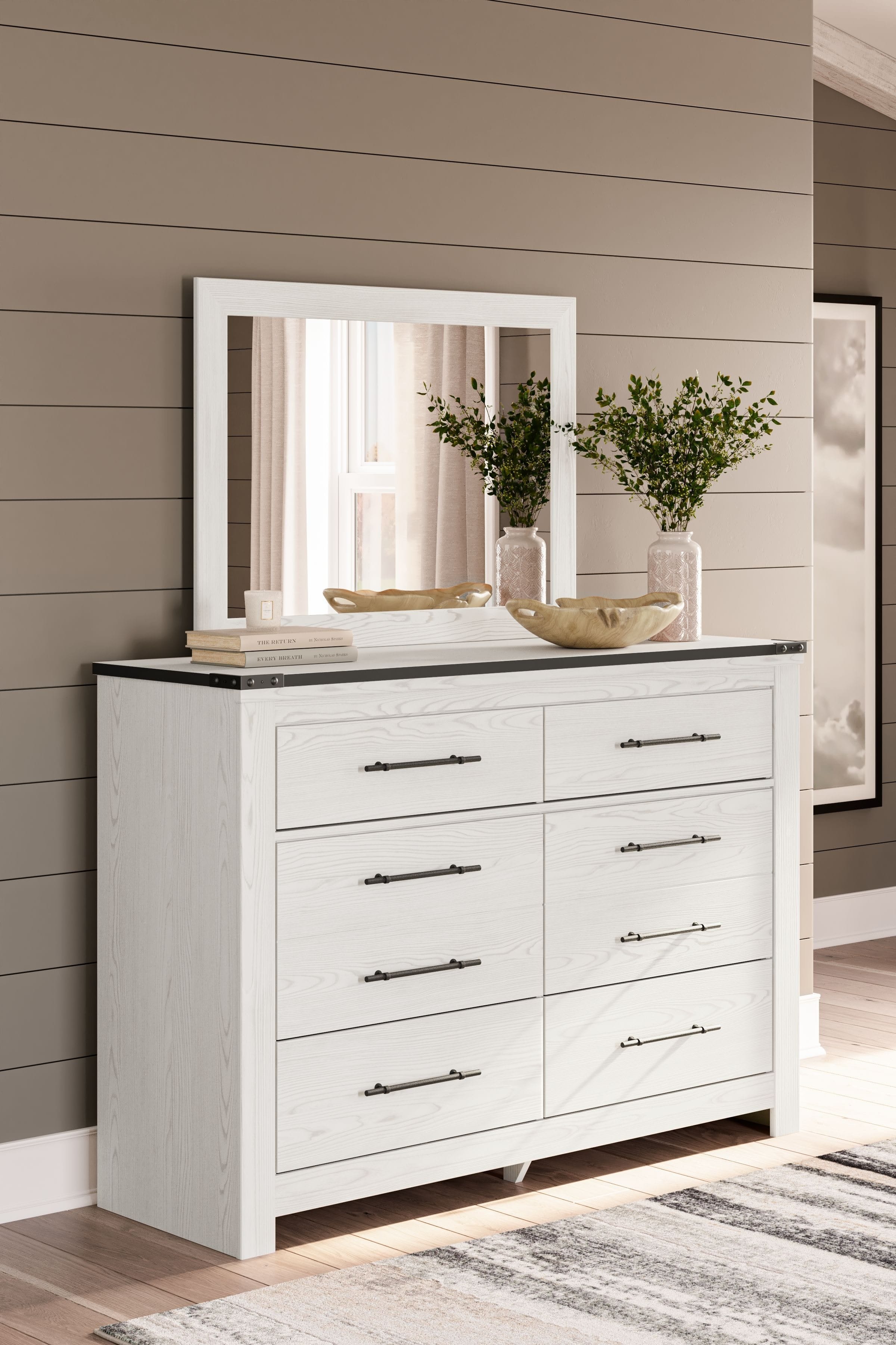 Ashley Bedroom Dresser and Mirror B1446-231-36