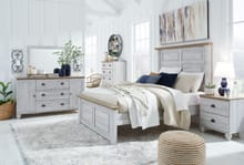 Ashley Bedroom 6 Piece Queen Panel Bed Set B1512-231-36-57-54-98-61