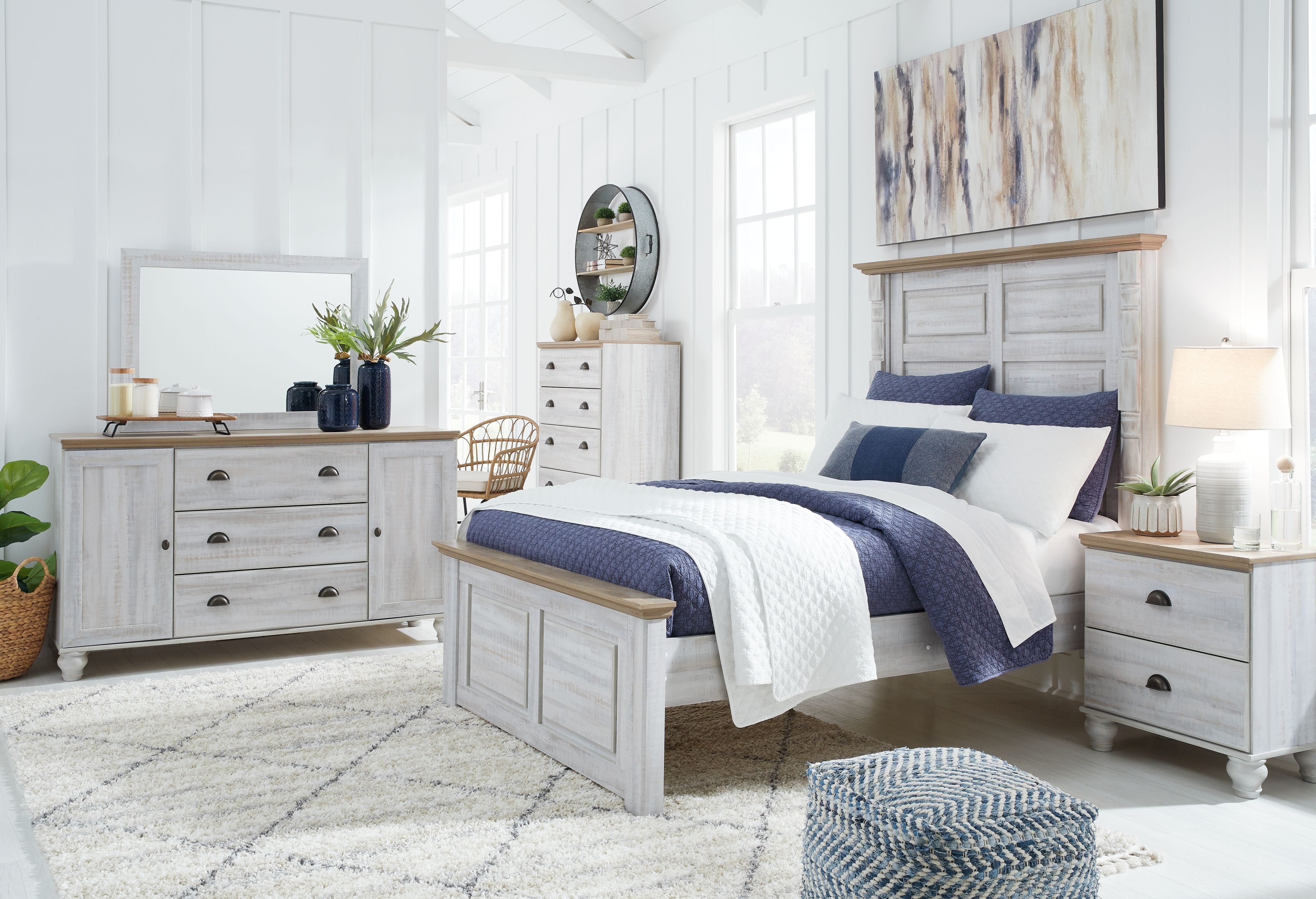 Ashley Bedroom 6 Piece Full Panel Bed Set B1512-231-36-87-84-86-61