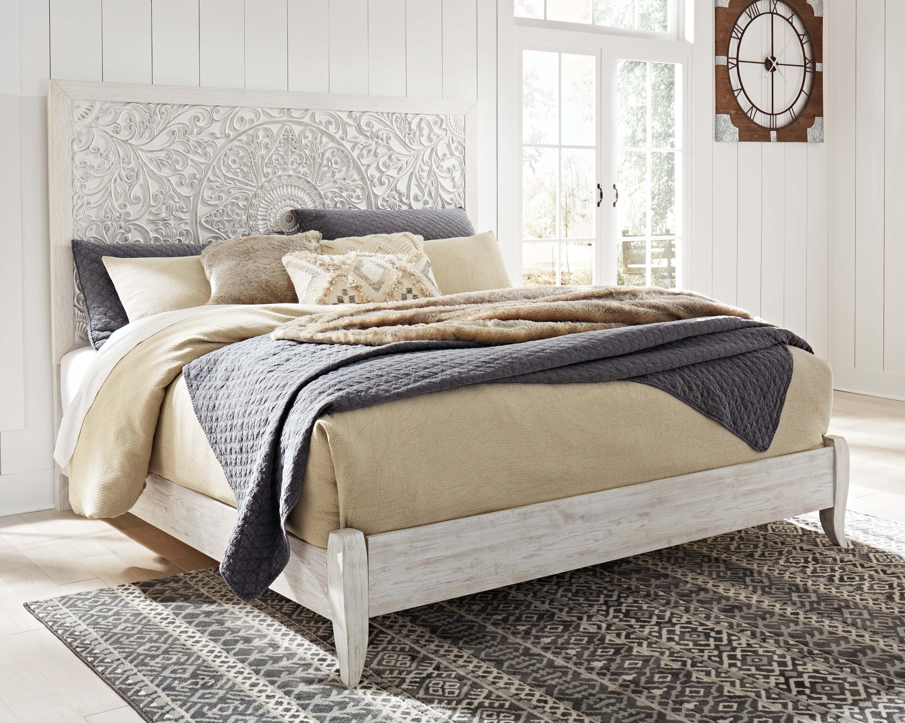 Ashley Bedroom King Panel Bed B181-58-56